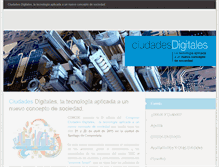 Tablet Screenshot of ciudadesdigitales.info